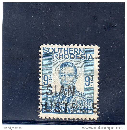 SOUTHERN RHODESIA 1937 O - Zuid-Rhodesië (...-1964)