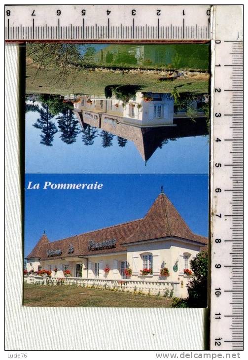 CARTONNETTE PUBLICITAIRE  -  Restaurant  " LA POMMERAIE "  -  Saint Quentin Des Isles  -   27 - Autres & Non Classés