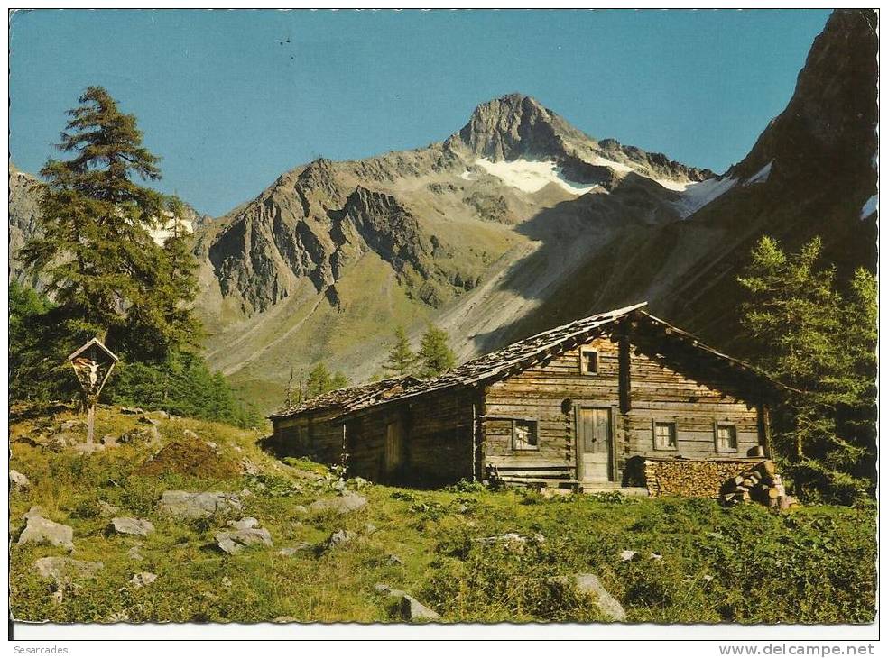 LESACHALM BEI KALS AM GROSSGLOCKNER GEGEN GLÖDIS UND ROTER KNOPF, OSTTIROL - Otros & Sin Clasificación