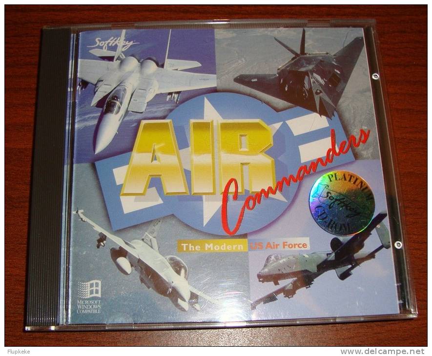 Air Commanders The Modern US Air Force Softkey Encyclopédie Sur Cd-Rom 1995 - Luchtvaart