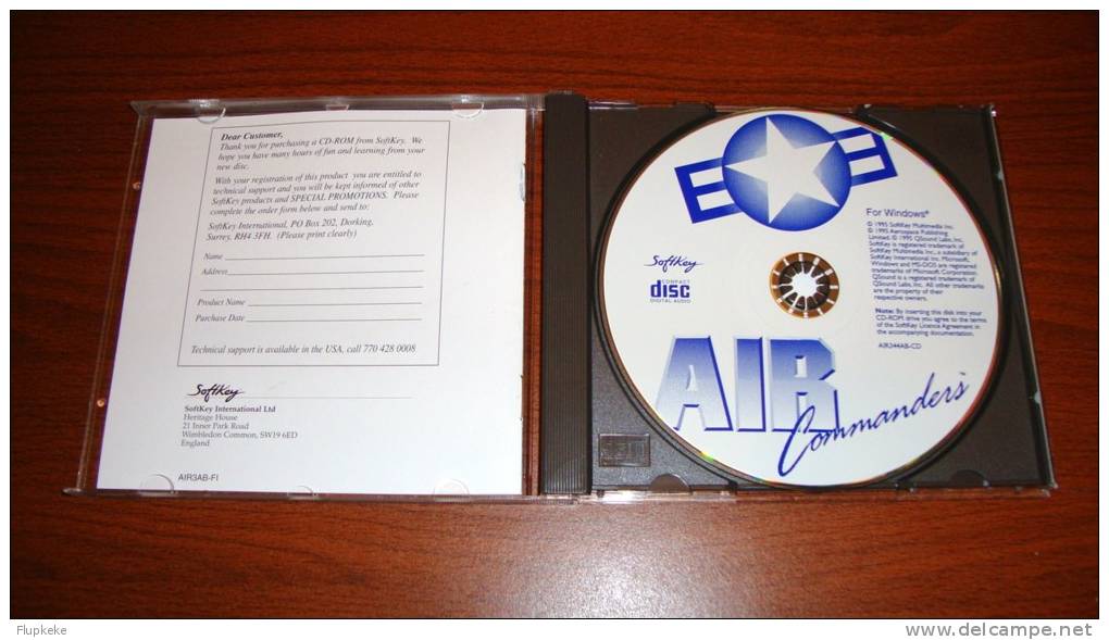 Air Commanders The Modern US Air Force Softkey Encyclopédie Sur Cd-Rom 1995 - Aviation