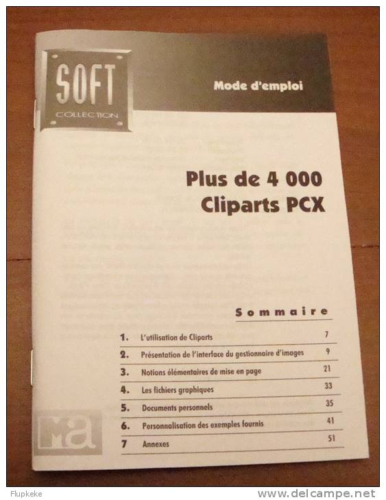 Plus De 4000 Cliparts Micro Application Soft Collection Encyclopédie Sur Cd-Rom 1995 - Informática
