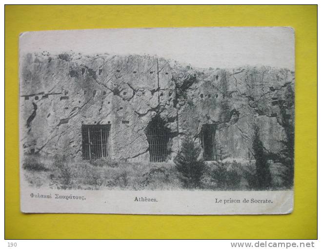 ?Athenes (Atheues) Le Prison De Socrate - Bagne & Bagnards