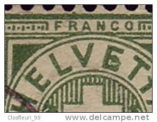 Sept (7) 65 B Avec Variétés / Taches Bien Visibles Sur Chaque Timbre / Sieben Abarten - Used Stamps