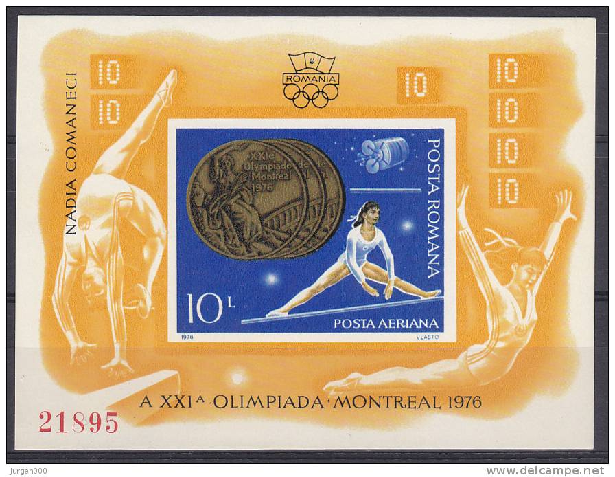 Roemenië, BL138 **, Michel = 85 € (X09536) - Estate 1976: Montreal