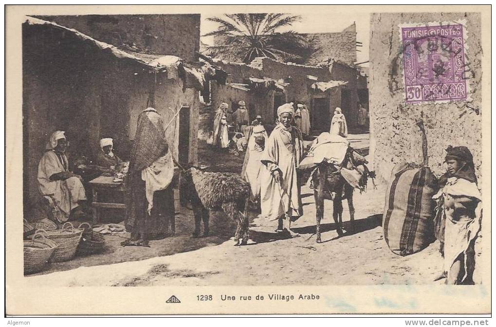 2914 - Une Rue De Village Arabe - Tunisie