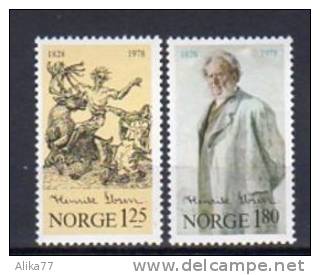 NORVEGE      Neuf  **     Y. Et T.   N° 720 / 721      Cote:  1,75  Euros - Unused Stamps