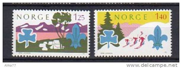 NORVEGE      Neuf  **     Y. Et T.   N° 661 / 662      Cote:  3,00  Euros - Unused Stamps