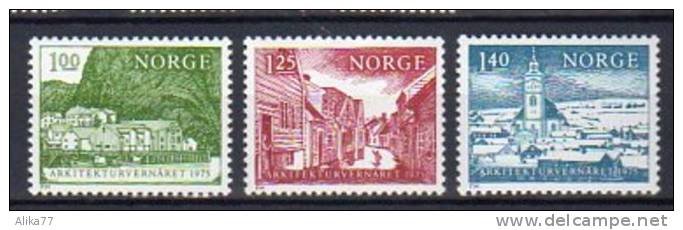 NORVEGE      Neuf  **     Y. Et T.   N° 656 / 658      Cote:  3,50  Euros - Neufs