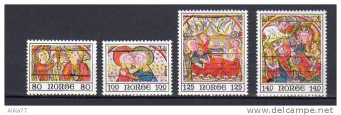 NORVEGE      Neuf  **     Y. Et T.   N° 670 / 673      Cote:  3,00  Euros - Unused Stamps