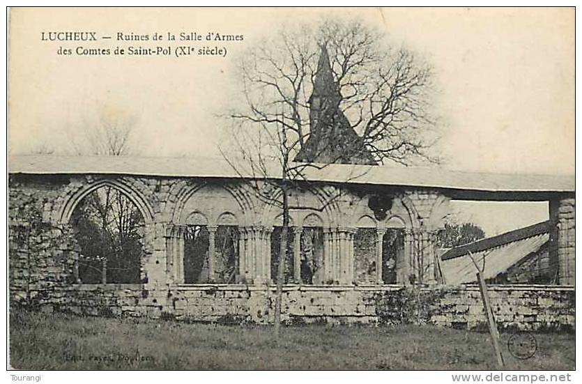 Somme : Dec11b 442 : Lucheux  -  Salle D'Armes Des Comtes De St-Pol - Lucheux