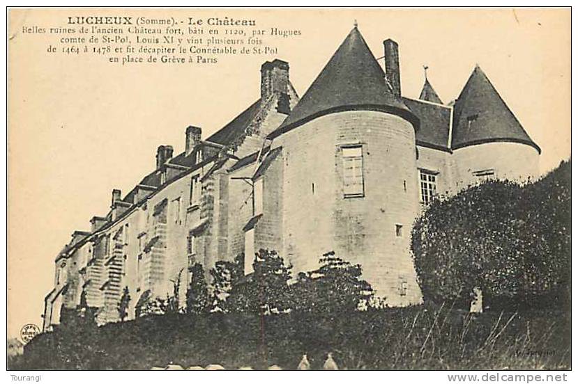 Somme : Dec11b 487 : Lucheux  -  Château - Lucheux