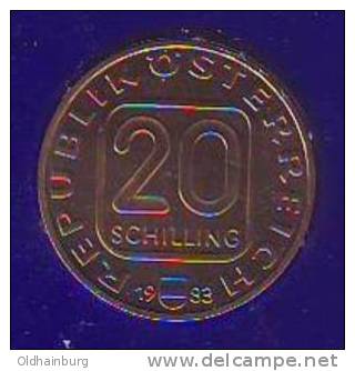 0391j: Österreich 20 Schilling 1983 Hochosterwitz PP Polierte Platte ANK 12.- € - Autriche