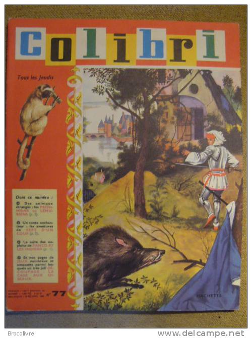 -Enfant-Jeunesse-Revue Colibri-Avril 1965-N°77- - Hachette