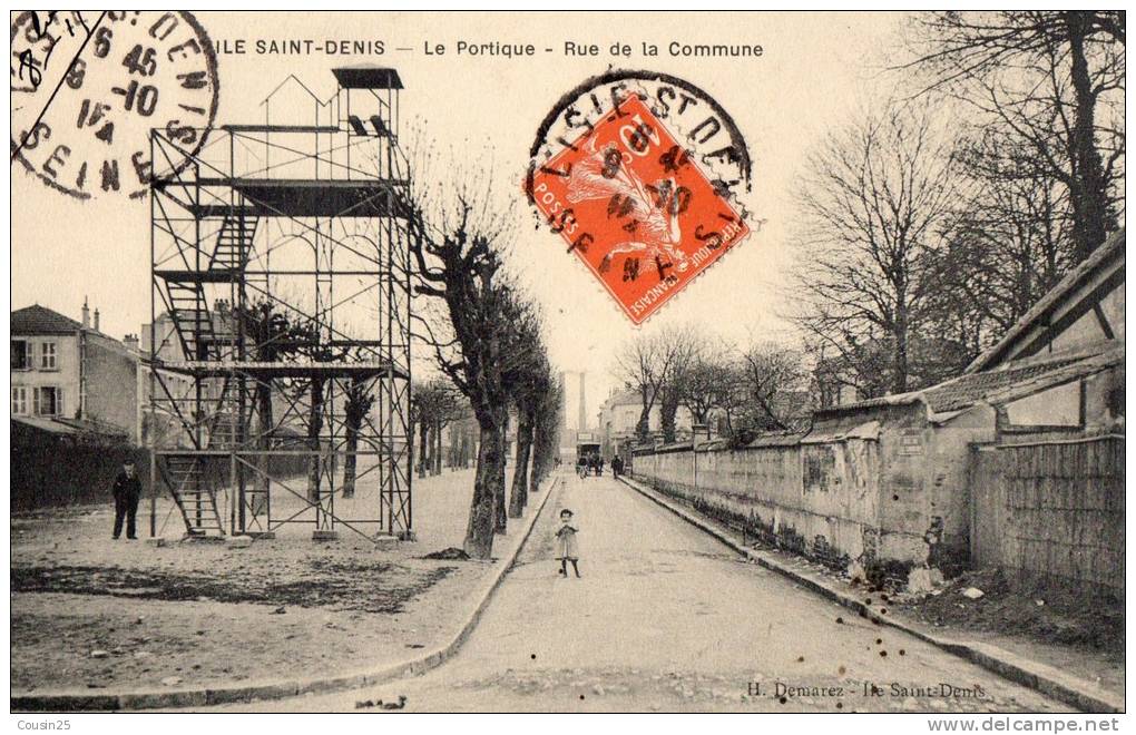 93 L'ILE SAINT DENIS - Le Portique - Rue De La Commune - L'Ile Saint Denis