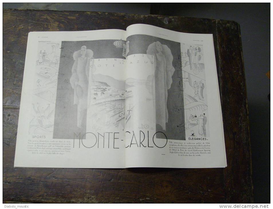 Suite Du 155122610 Oeuf Géant  L' AEPYORNIS ;Vins Du Domaine Chauvenet En Bourgogne ;Affiche MONTE-CARLO ;Buenos-Aires - L'Illustration