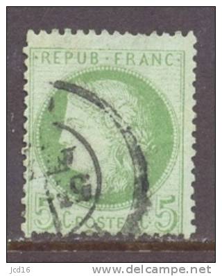 FRANCE N° 53a YT  Petit Cachet à Date - 1871-1875 Ceres