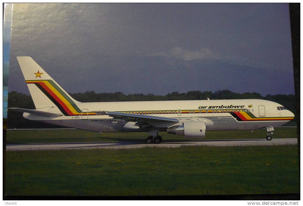 B 767 200     AIR ZIMBABWE     Z WPE - 1946-....: Moderne