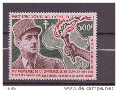 CONGO  1966     PA N° 38 COTE 30€00       ( 3 ) - Neufs