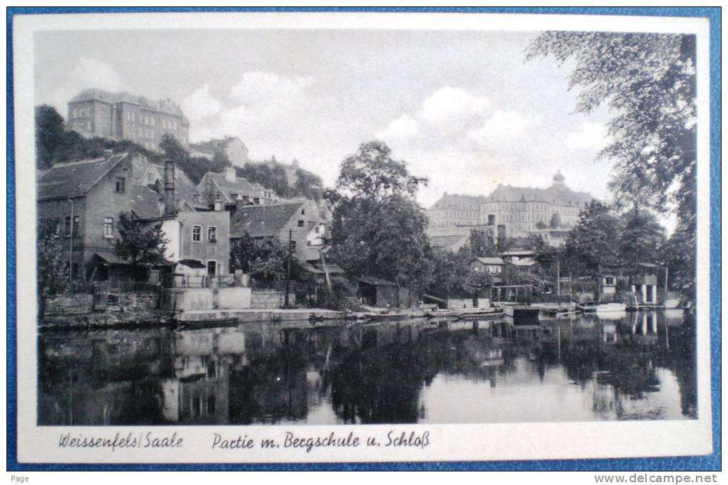 Weißenfels,Partie Mit Bergschule Und Schloß,1930-1940 - Weissenfels