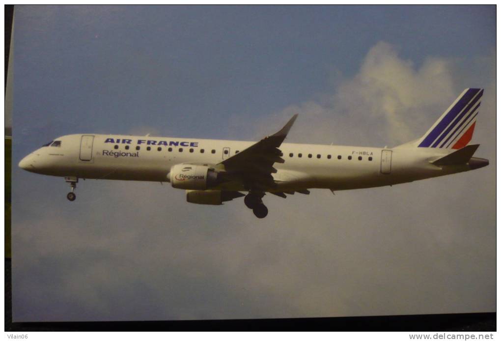 EMBRAER 190   AIR FRANCR / REGIONAL    F HBLA - 1946-....: Moderne