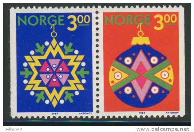 Norway Norge Norwegen 1989 Mi 1035 /36 ** Christmas Tree Decorations / Christbaumschmuck / Kerstboomversiering - Ongebruikt