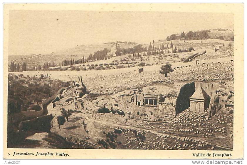 JERUSALEM - Vallée De Josaphat - Josaphat Valley (D.A. Hallac, Bros., Jerusalem) - Israel