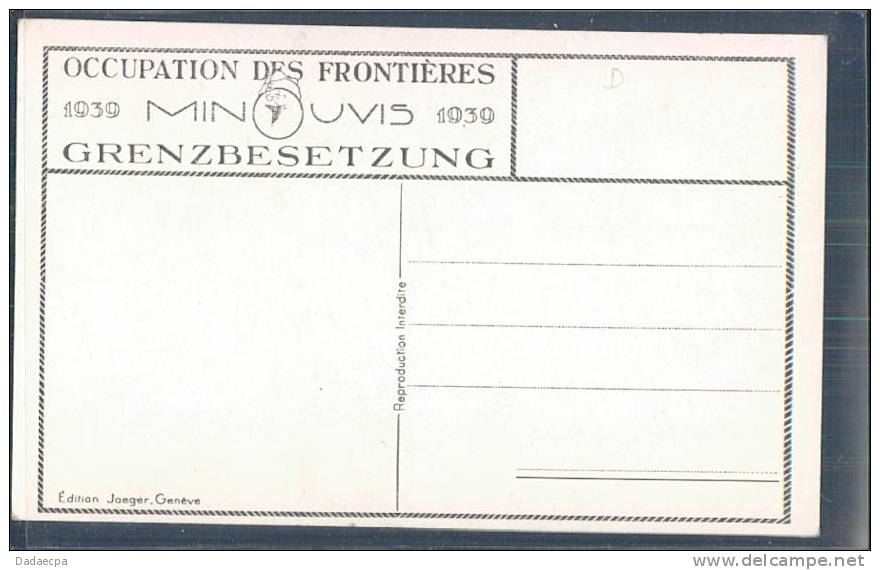 Minouvis, Occupation Des Frontières 1939, Soldat, Général, Militaria, Military, Militaire, Grenzbesetzung, - Other & Unclassified