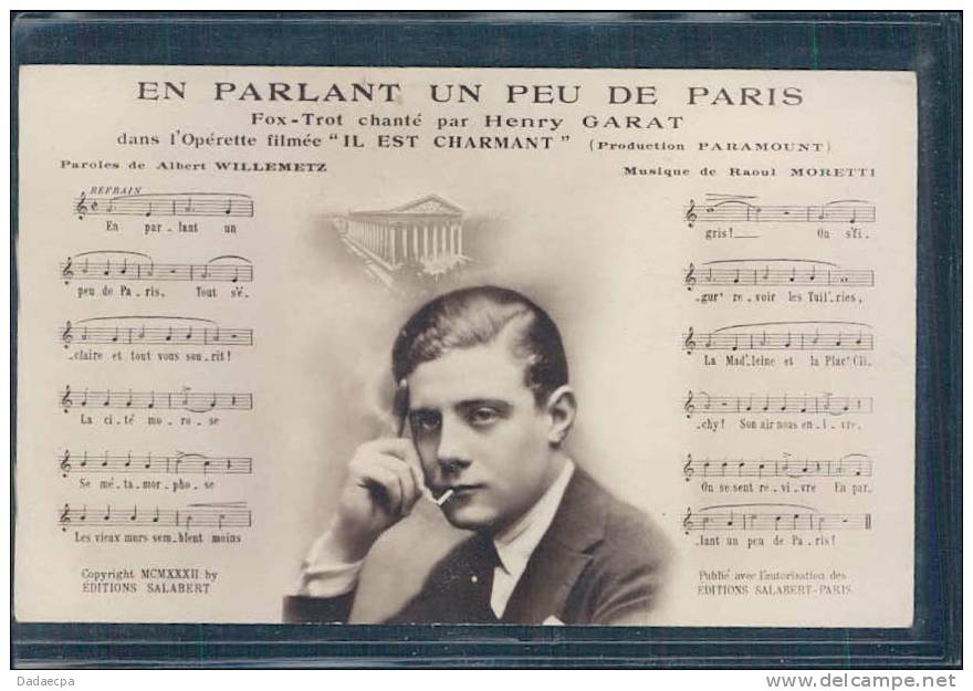 Musique, Partition, Fox - Trot Chanté Par Henry Garat, Paroles De Albert Willemetz, - Musique