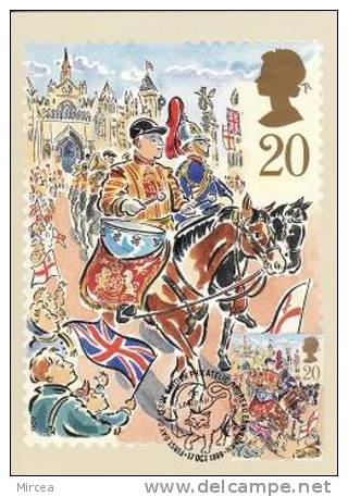 6876  - Grande Bretagne 1989 - Carte Maximum - Maximum Cards