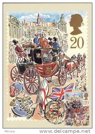 1410  - Grande Bretagne 1989 - Carte Maximum - Maximum Cards