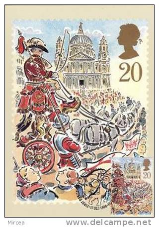 6878  - Grande Bretagne 1989 - Carte Maximum - Maximum Cards