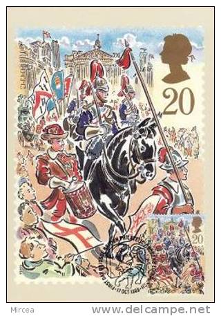 6884  - Grande Bretagne 1989 - Carte Maximum - Maximumkarten (MC)