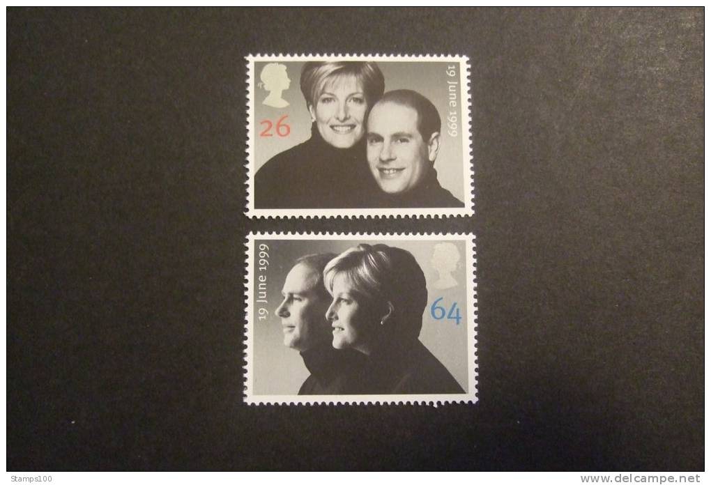GREAT BRITAIN 1999   MICHEL 1813/14     MNH **   (P48-7 -  126) - Unused Stamps