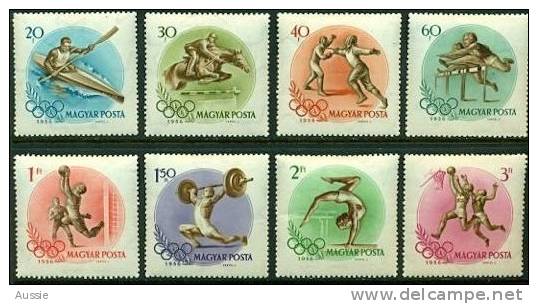 Hongrie Ungarn Hongarije 1956 Yvert N° 1202-09 *** MNH  Cote 7,50 Euro Sport - Neufs