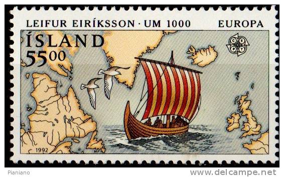 PIA  -  ISLANDA  -  1992  : Europa  (Yv 715-16) - Unused Stamps