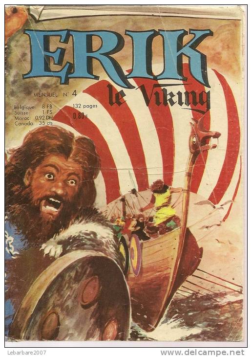 ERIK LE VIKING  N° 4  - SFPI  1963 - Kleinformat