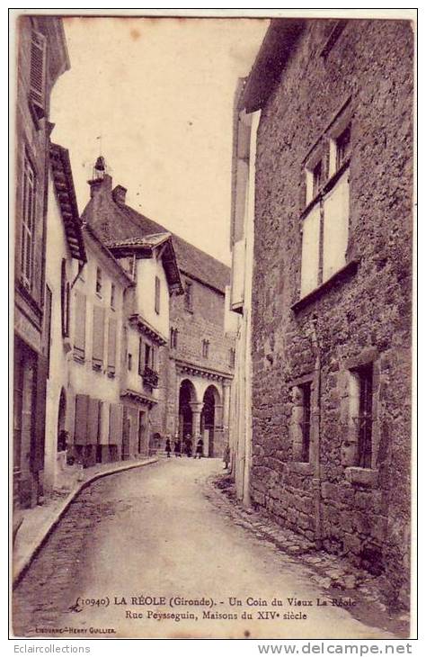 Gironde....33... La Réole....Rue Puisseguin - La Réole