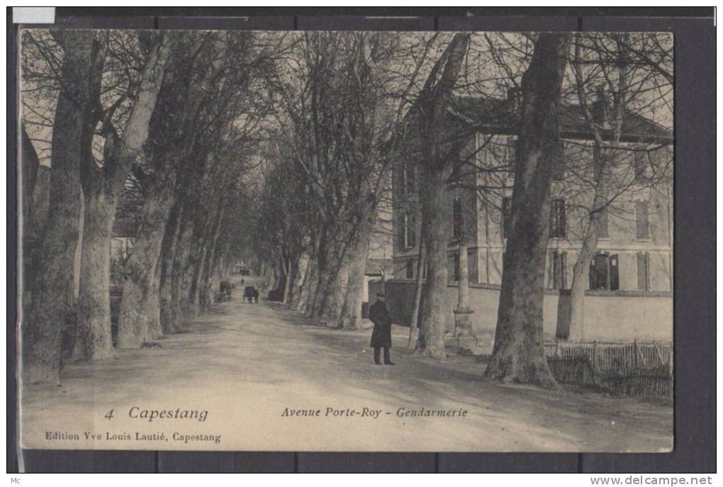 34 - Capestang - Avenue Porte-Roy - Gendarmerie - Capestang