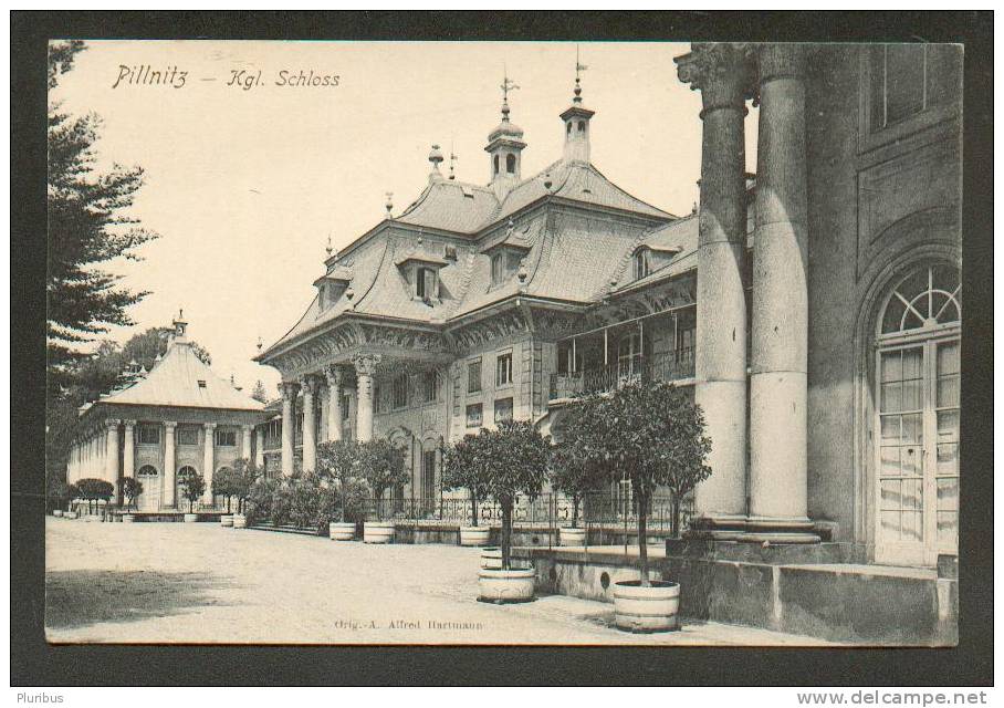 GERMANY, PILLNITZ, SCHLOSS,  OLD POSTCARD - Pillnitz