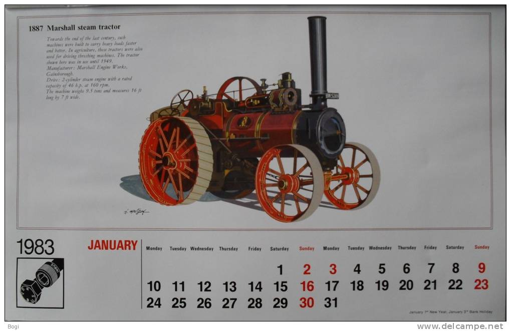 (Z) Tractors From 1887 To 1936 - Le Tracteur De 1887 à 1936 - Schlepper Von 1887 Bis 1936 (12 Scan) - Grand Format : 1981-90