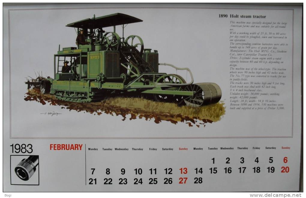 (Z) Tractors From 1887 To 1936 - Le Tracteur De 1887 à 1936 - Schlepper Von 1887 Bis 1936 (12 Scan) - Big : 1981-90