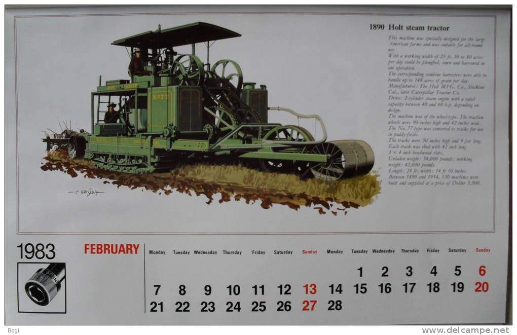 (Z) Tractors From 1887 To 1936 - Le Tracteur De 1887 à 1936 - Schlepper Von 1887 Bis 1936 (12 Scan) - Groot Formaat: 1981-90