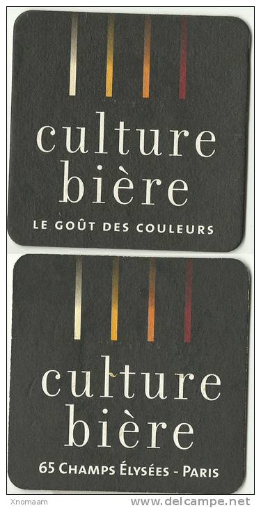 Culture Biere - Le Gout Des Couleurs - 65 Champs élysées - Paris - Sous-bocks