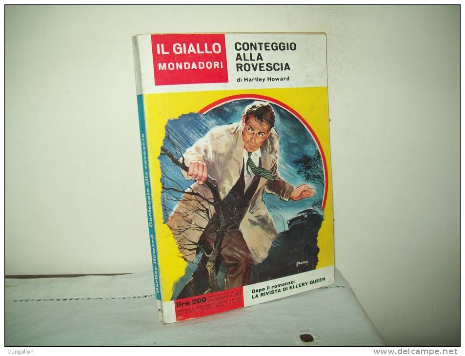 Il Giallo Mondadori (Mondadori 1962) N. 712  " Conteggio Alla Rovescia"  Di Hartley Howard - Thrillers