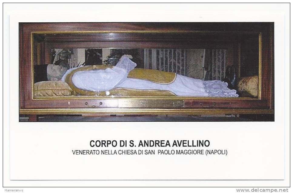 Santino Corpo Di San Andrea Avellino -  Napoli - Holy Card - Image Pieuse - Andachtsbilder - Devotieprenten