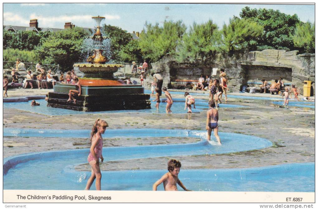 SKEGNESS - CHILDRENS PADDLING POOL - Other & Unclassified