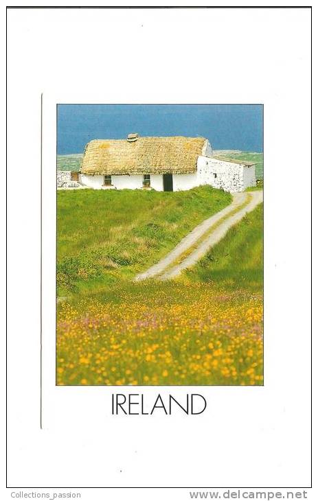 CP, Irlande, A Typical Irish Cottage, Photo De Peter Zoller, 1996, Voyagée - Other & Unclassified