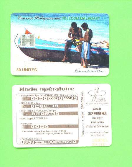 MADAGASCAR - Chip Phonecard As Scan - Madagascar