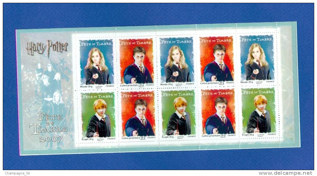 2007  N°  BC4024a   FÊTE DU TIMBRE 2007  HARRY POTTER  NEUF **GOMME - Tag Der Briefmarke